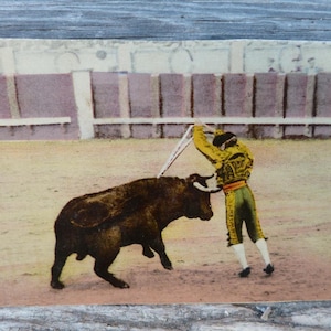 Carte postale 1950 hotel Tauromachie/Corrida