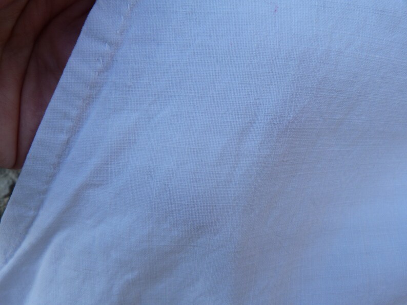 Antique Old French Women Sleeveless off White Linen Shirt Etsy