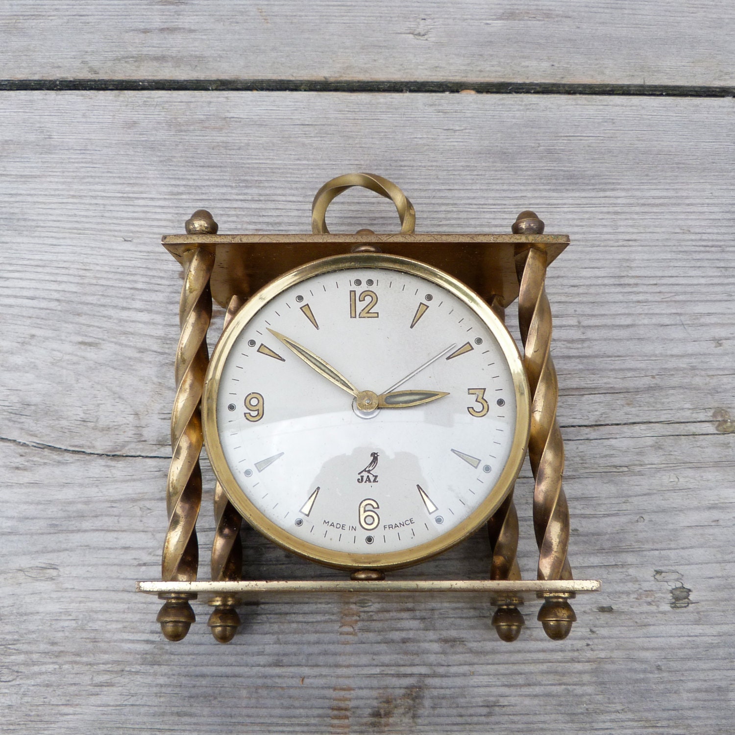 Vintage Antique 1920/1930 French Alarm Clock 1920 JAZ Paris Etsy