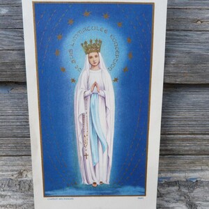 Carte religion catholique ancienne   Grande Neuvaine Chapelet des Enfants