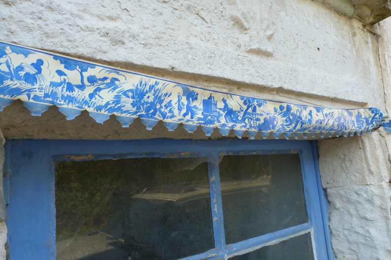 Vintage Antique 1920 old French paper lace shelf trim figuring Etsy