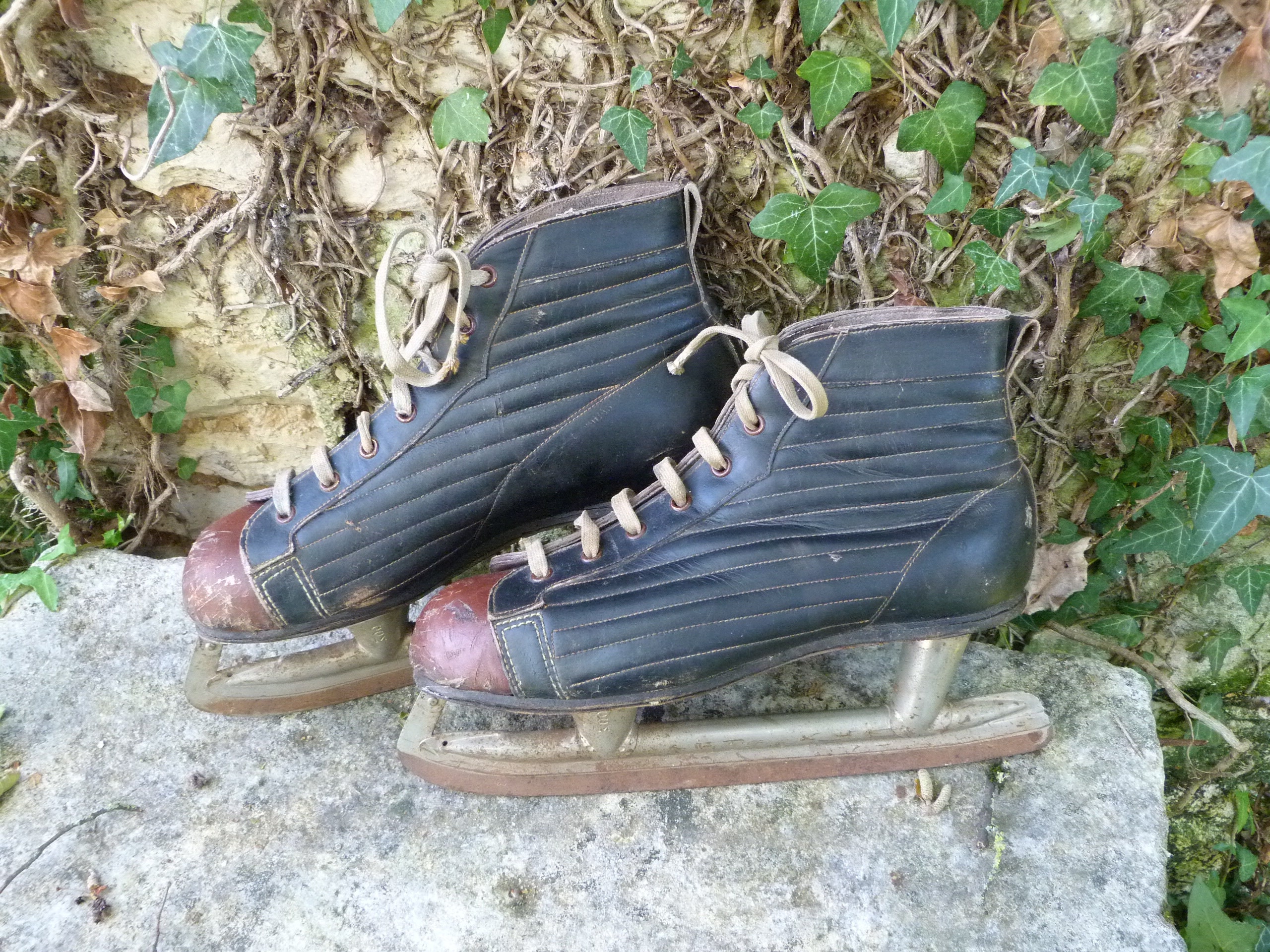Antique ski boots - Etsy 日本