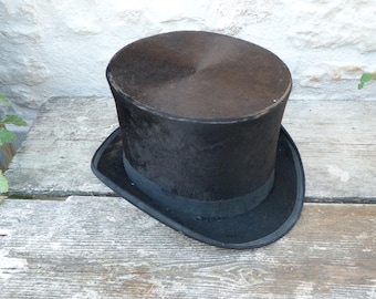 Vintage Tress & Co London Silk Top Hat Eaton - Etsy