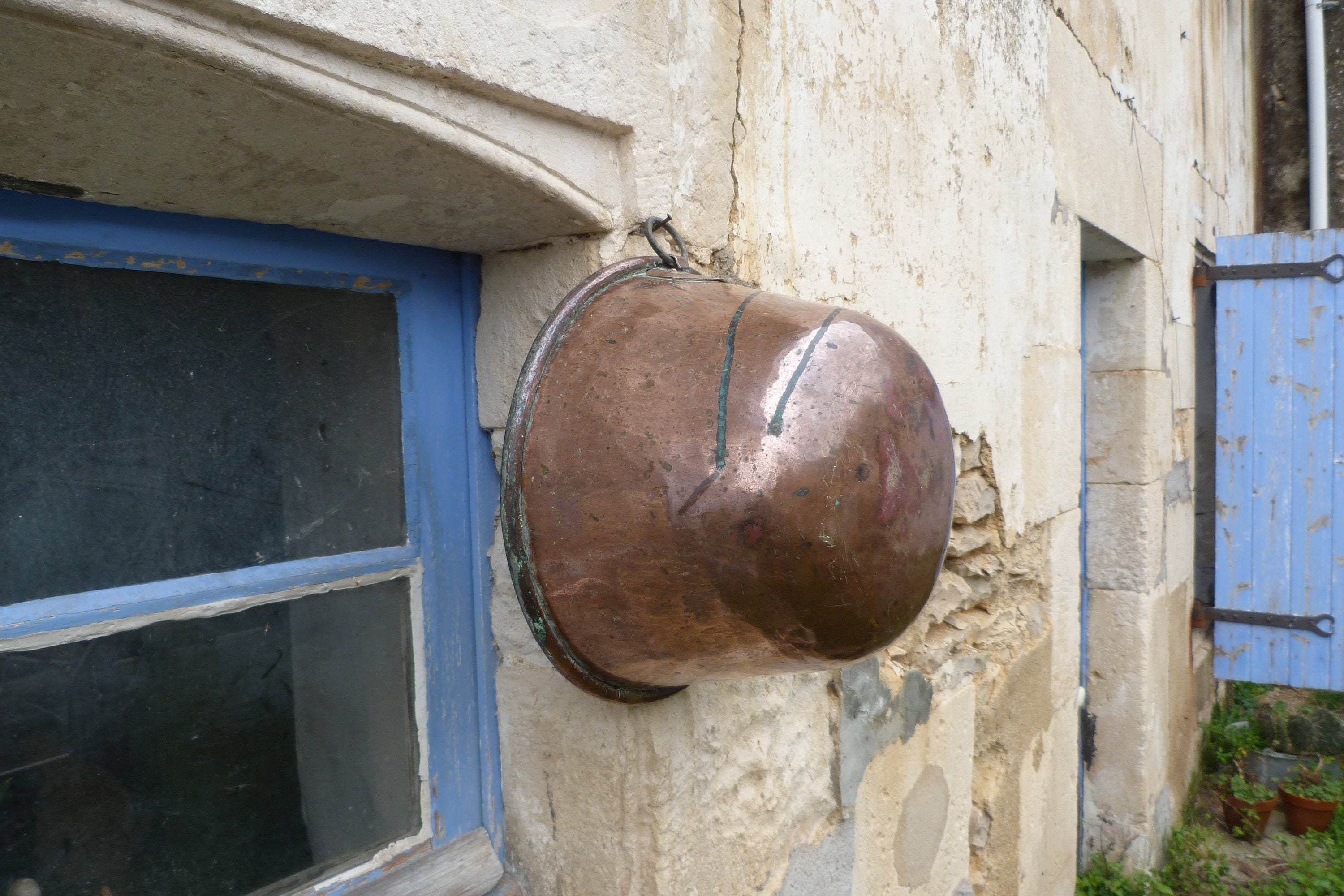 Ancien Chaudron en Cuivre