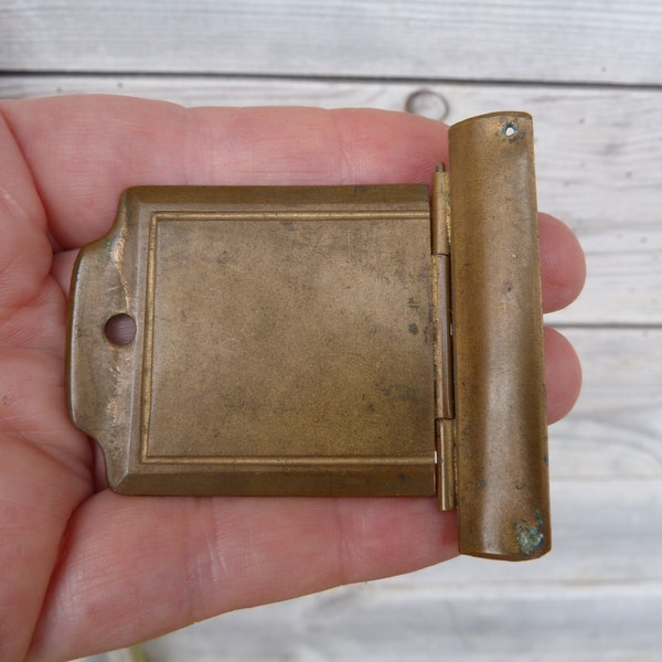 Vintage old French  850/ 1900 brass clasp for antique photo album