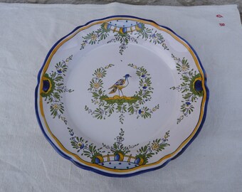 Vintage old french Plate Renoleau Angouleme