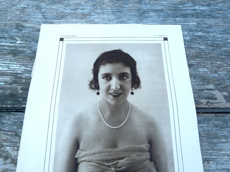 Vintage Antique 1920 French risque Actress /demi mondaines /recto/verso photographie /flapper Plus belle femme de France image 5