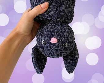 Bat Crochet Pattern, Amigurumi Bat Pattern,Halloween Crochet Plushie, Digital Download, DIY Crochet Toy, Pdf Crochet Pattern, Crochet Market