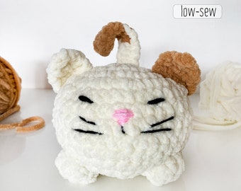 Cat Loaf Crochet Pattern: Chubby Amigurumi Plush Toy (Digital Download)