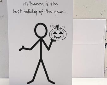 Funny Halloween Card: Sarcastic Holiday Humor