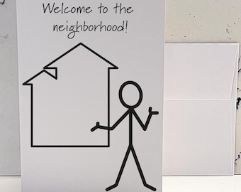 New Neighbor Greeting Card - welcome neighbors