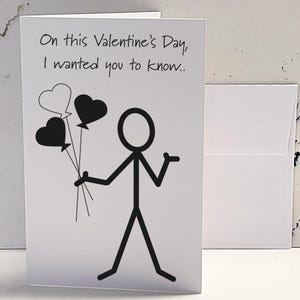 Funny Valentine's Day Card - holiday card - greeting card