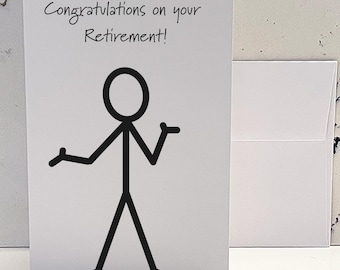 Funny Retirement Card: Dark Humor, Snarky Congratulations