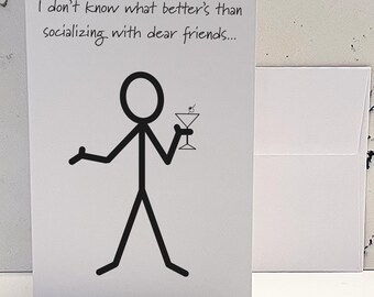 Smartass Introverts - Cards- for the Introverted - Introverted Friends - Everyone knows an Introvert