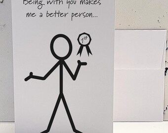 Funny Anniversary Card: Snarky Dark Humor