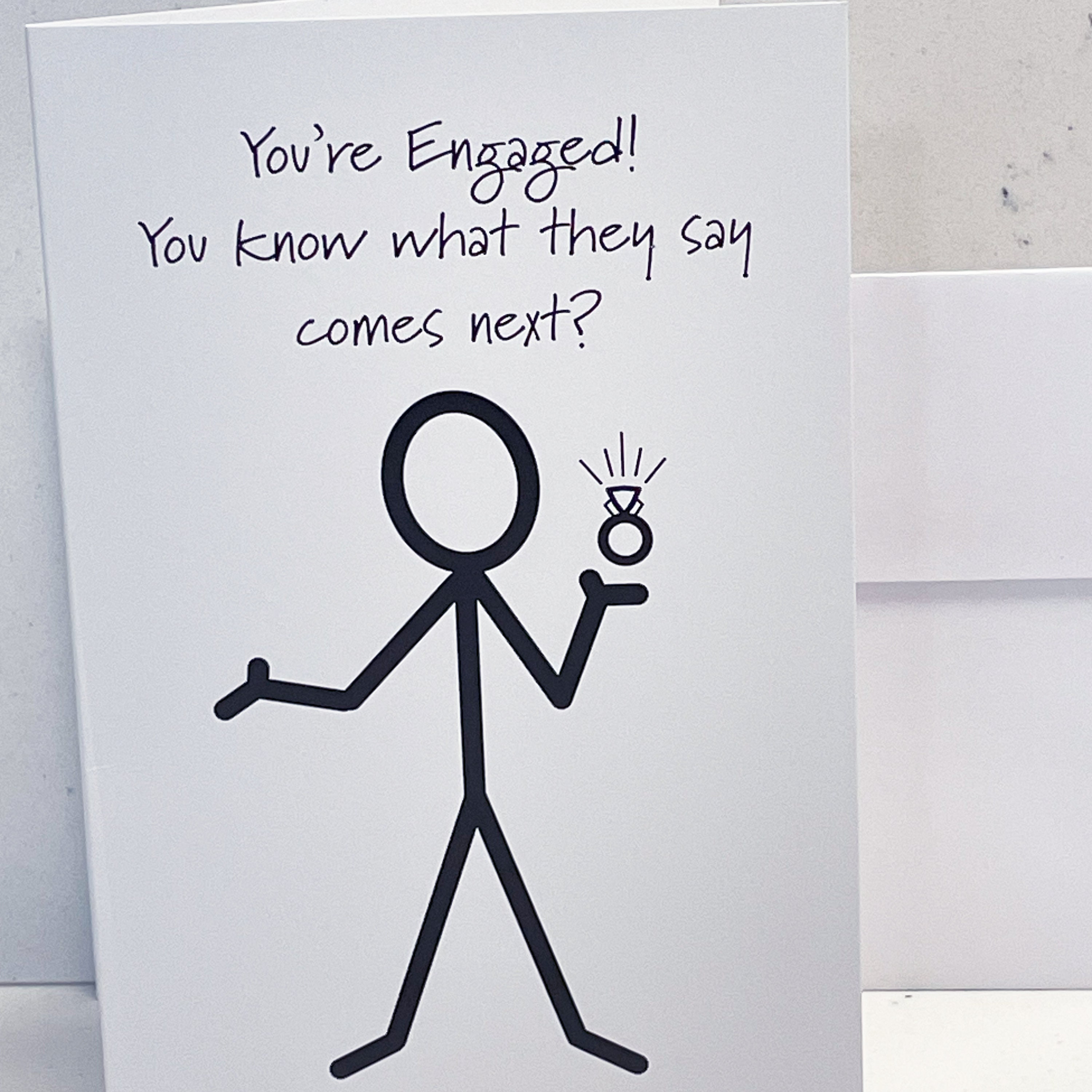 Carte De Vœux Humoristique "Funny Greeting Card" Pour Mariage/Fiançailles - Superlush, Vierge