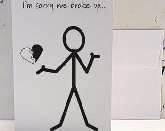 Funny Breakup Card: Snarky Relationship Humor