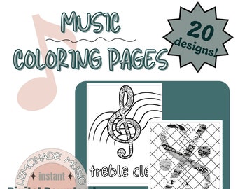 Music Coloring Pages Notes Rests Symbols and Dynamics Pages to Color in Music Class or for Musicians and Music Lovers