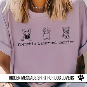 Subtle FDT Short Sleeve Tee | Hidden Message Anti Trump Shirt for Dog Lovers |Anti MAGA t-shirt for Dog Mama | Liberal Political Merch