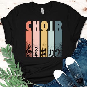Choir t-shirt | Chorus Singer shirt | Music Education Tee | Gift for Choir Director | Choir Group tshirt | Extracurricular club shirt