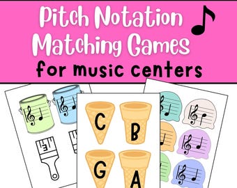 Violinschlüssel Tonhöhe Memory-Spiel für Music Centers | Grundlegende Musik Tonhöhe Notation Aktivität | Buchstaben Namen von Noten auf Violinspiel