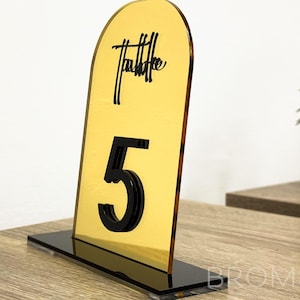 Wedding Table Numbers Acrylic Table Numbers Wedding Decor Table Numbers Wedding Table Setting Signs for Wedding 3D Table Numbers