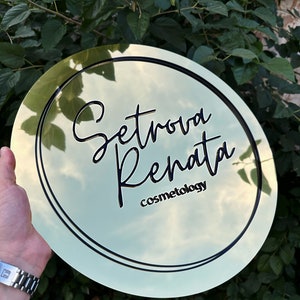 Custom Reception Sign 3D Acrylic Logo Company Custom Sign, Wall Hanging Business, Nail Salon Sign, Custom Laser Cut Logo, Beauty Salon Sign