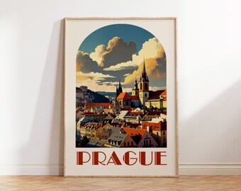 Prague Print, Prague Wall Art, Prague Poster, Prague Photo, Prague Poster Print, Prague Wall Decor, Czech Republic, 1st anniversary gift