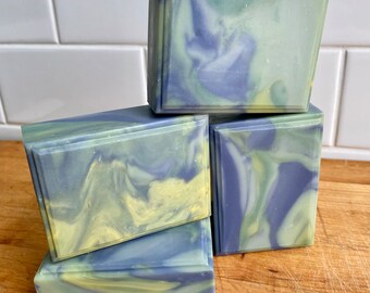 Lemongrass and Lavender - Handmade Artisan Soap - made with essential oils