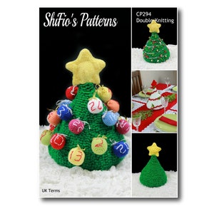 CROCHET PATTERN - Christmas Tree Advent Calendar- Christmas Decoration - Table Decoration- Xmas- CP294