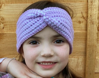 Crochet Pattern - Crochet Headband Pattern - Easy Headband Pattern - Twist Front headband Pattern - Child, Teen, Adult - 3 Sizes - CP445