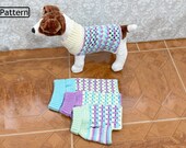 Crochet Pattern - Crochet Dog Sweater Pattern - Dog Crochet Pattern - Dog Jumper Pattern - Dog Coat Pattern - 4 Sizes - CP467