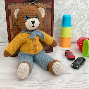 Easy Crochet pattern For Bear, Toy Crochet Pattern, Bear Clothes Crochet Pattern PDF CP519