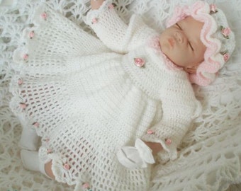 crochet pattern for baby girl dress - baby dress pattern - crochet dress pattern - easy crochet pattern - CP48