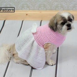 Crochet Pattern Crochet Dog Outfit Pattern Dog Pattern Dog Jumper Pattern Dog Sweater Pattern 4 Sizes CP66 image 2