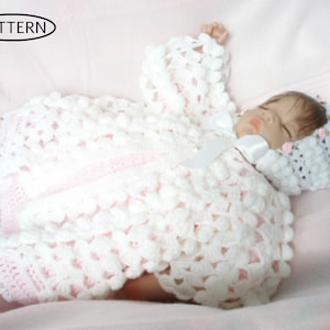 CROCHET PATTERN For Baby Jacket &  Hat - baby jacket pattern -  CP65  Digital Download
