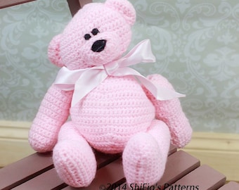 CROCHET PATTERN For Teddy Bear, Toy PDF 132 Digital Download