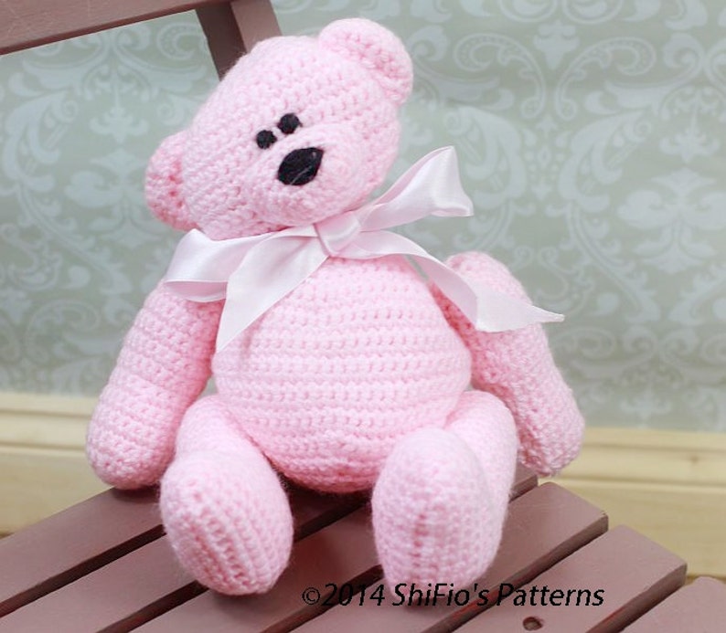 CROCHET PATTERN For Teddy Bear, Toy PDF 132 Digital Download image 1