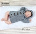 Crochet Pattern - Baby - Unisex - Boy - Girl - Hooded Jacket - 5 Sizes - preemie to 1 year -Instant Download - USA & UK terms - CP206 