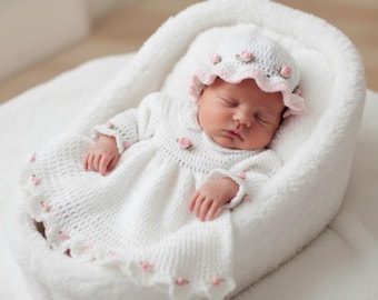 crochet pattern for baby girl dress - baby dress pattern - crochet dress pattern - easy crochet pattern - CP48