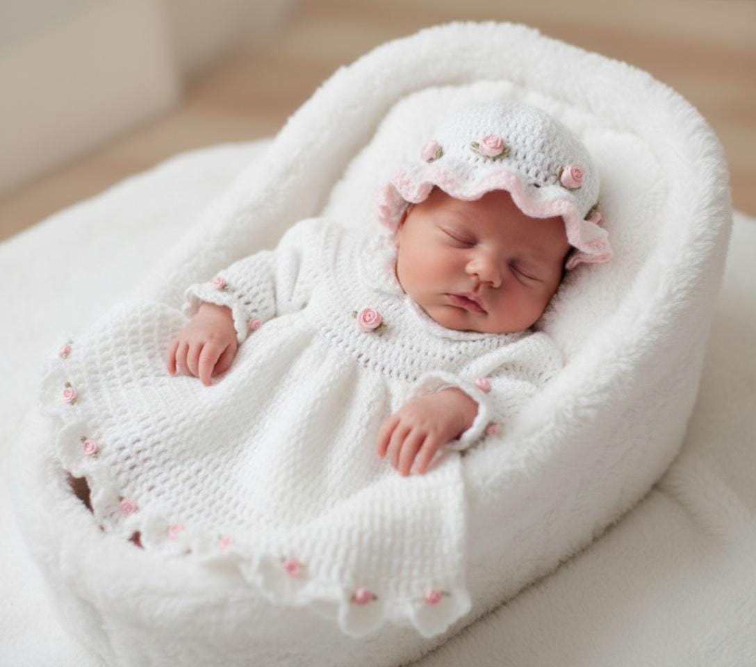 39 Adorable Crochet Patterns for Girls’ Dresses to Make for Special Occasions and... 37 crochet pattern for baby girl dress