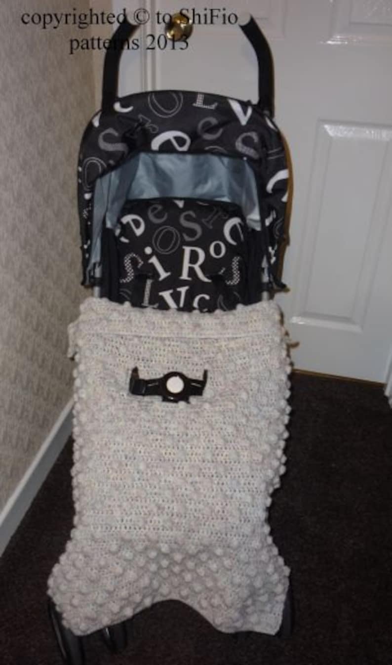 CROCHET PATTERN for Baby Buggy Stroller Blanket Afghan PDF 237 Etsy