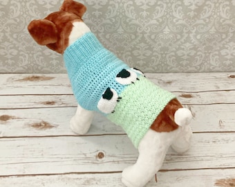 Crochet Pattern - Crochet Dog Sweater Pattern - Dog Crochet Pattern - Dog Sheep Jumper Pattern - Dog Coat Pattern - 4 Sizes - CP487