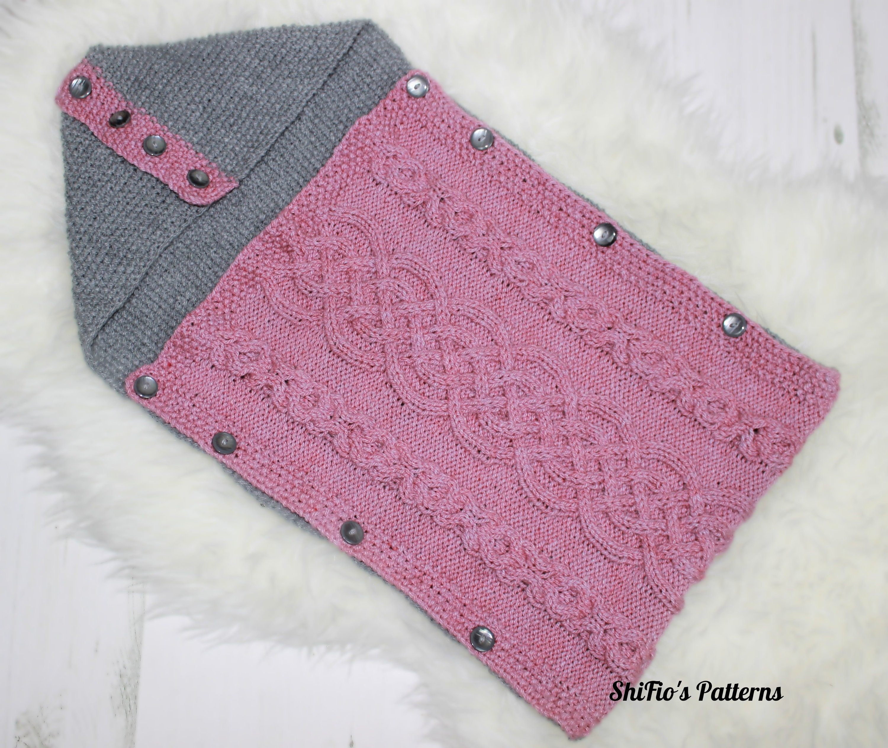Knitting Pattern for Baby Sleeping Bag - Cocoon - Papoose - Hooded ...