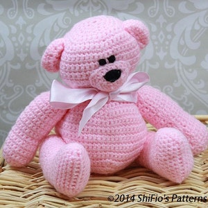 CROCHET PATTERN For Teddy Bear, Toy PDF 132 Digital Download image 2