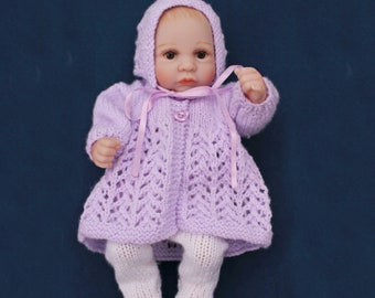 Knitting Pattern - Knitted Doll Cardigan Pattern - Doll Pattern - Dolls Outfit Pattern -  - KP640