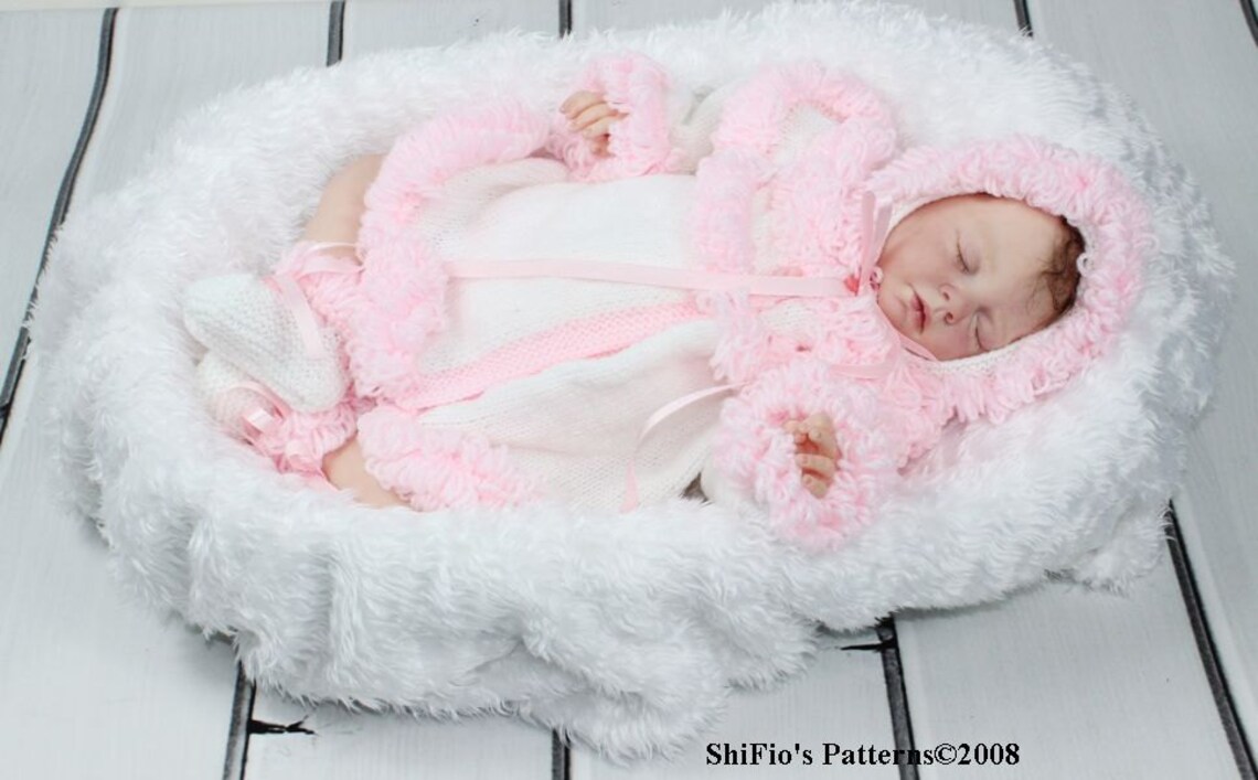 KNITTING PATTERN for Loopy Jacket Booties & Hat PDF 31 Etsy