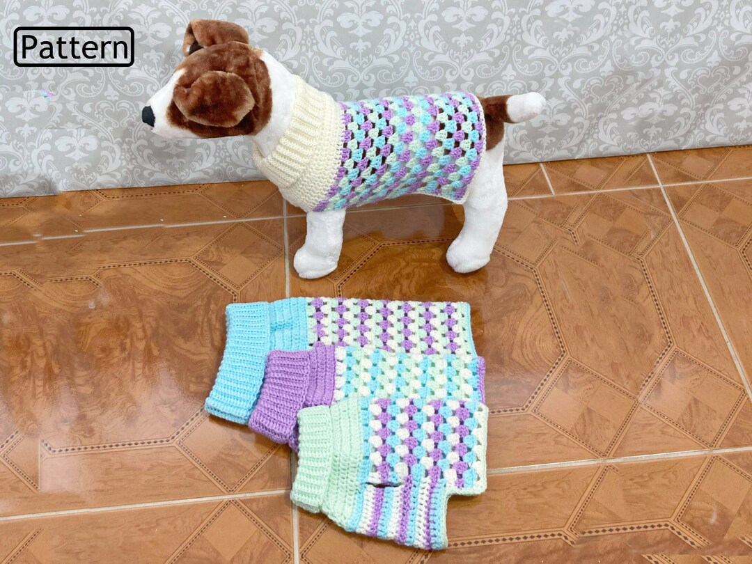 Crochet Pattern Crochet Dog Sweater Pattern Dog Crochet Pattern Dog