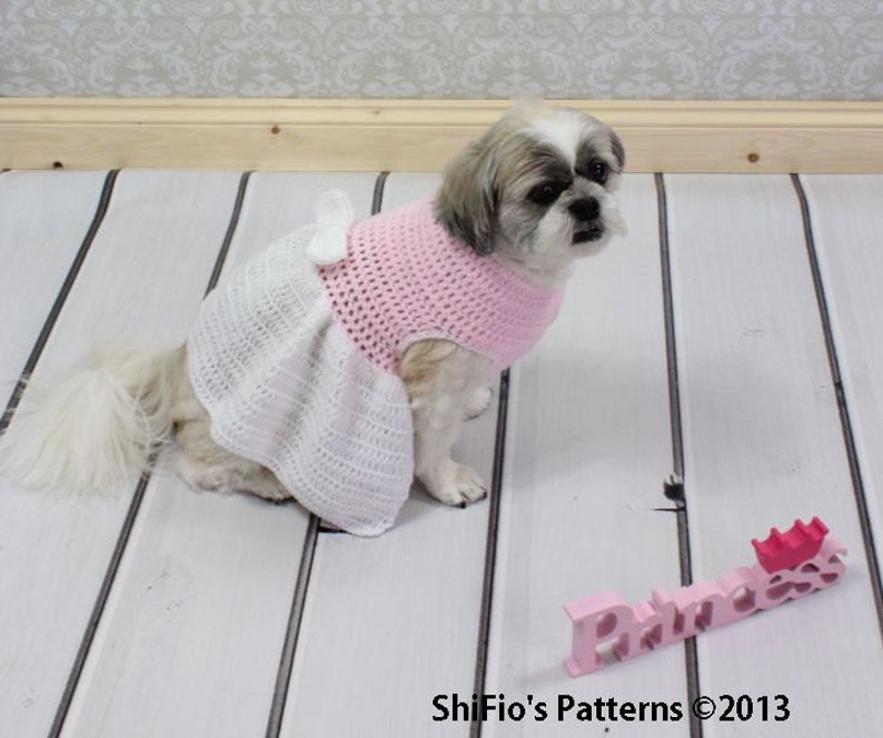 Crochet Pattern Crochet Dog Outfit Pattern Dog Pattern Dog Jumper Pattern Dog Sweater Pattern 4 Sizes CP66 image 4