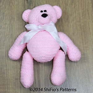 CROCHET PATTERN For Teddy Bear, Toy PDF 132 Digital Download image 4